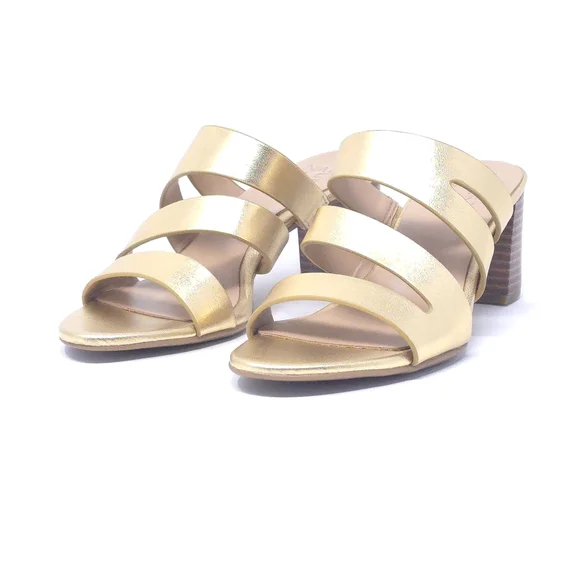 Naturalizer Beaming Sandal Straps Gold 5M - Picture 1 of 9